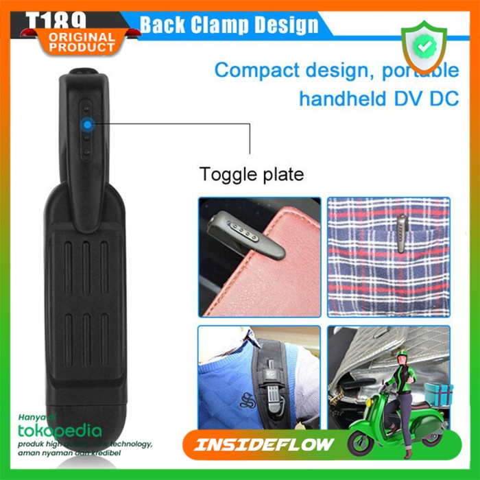 Kamera Pengintai Mini Tersembunyi / Spy Cam Kecil / Mini Camera CCTV