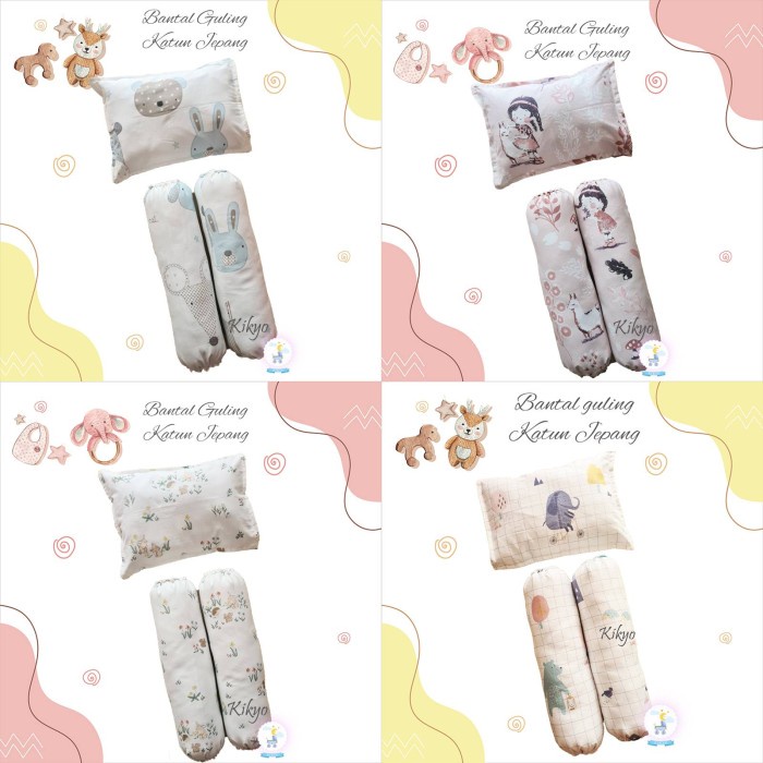 New- Bantal guling katun jepang / sarung bantal guling katun jepang