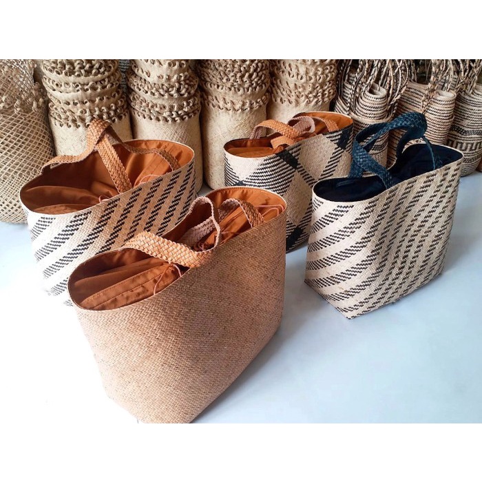 PREMIUM Mako Rattan Bag Tas Rotan Kulit Tas Rotan Bali