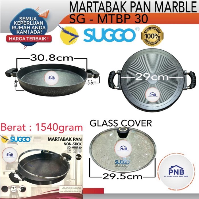 PREMIUM LOYANG MARTABAK BANGKA SUGGO 30 CM + TUTUP