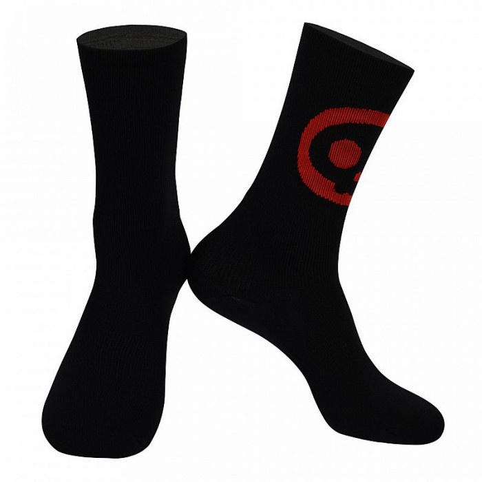 PREMIUM Kaos Kaki Monton Skull Black Red 2022 Socks Moonton