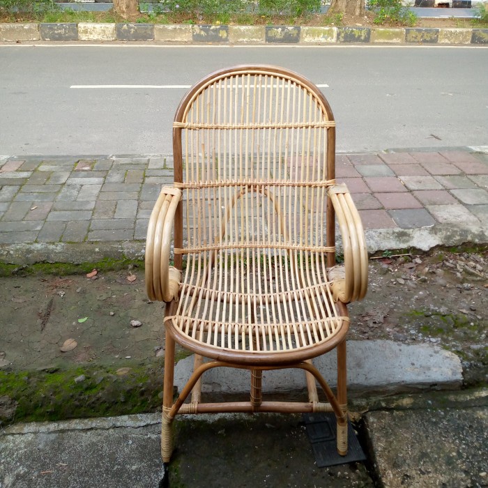 PREMIUM kursi rotan teras pengki