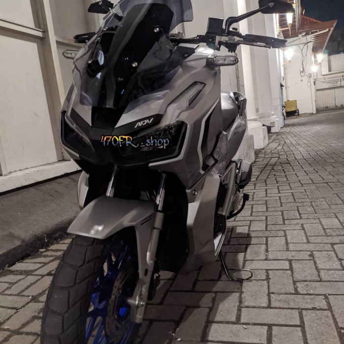 PREMIUM winsil adv , windshield visor ADV model standar hitam trasparan