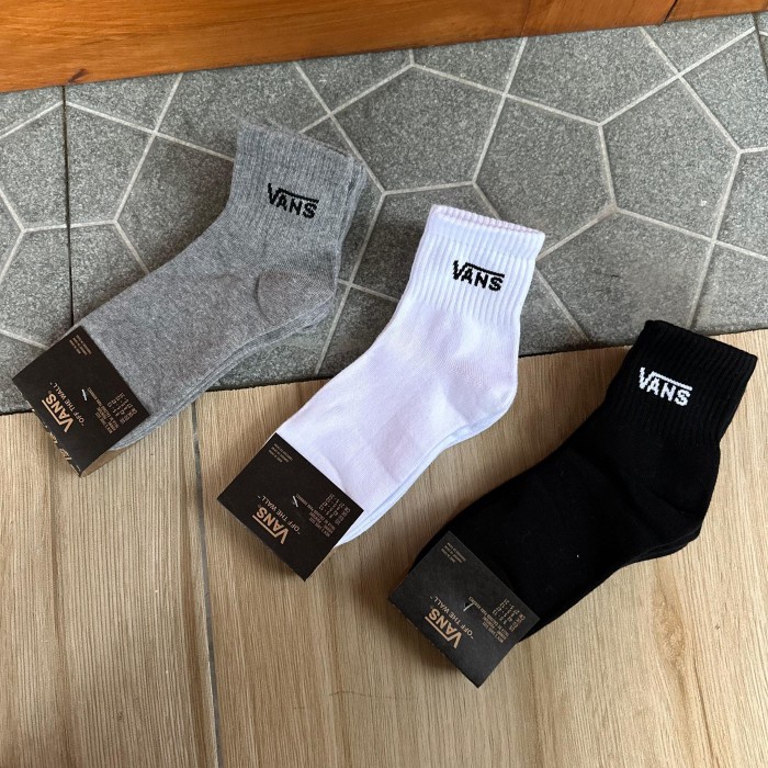 PREMIUM Kaos Kaki Original Vans Bahan Premium Tebal Kaos Kaki Pendek Kaos Kaki Pria Kaos Kaki Wanita