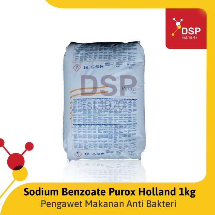 

Sale Terbatas Sodium Benzoate Purox, Ex Holland Food Grade Pengawet Makanan 1 Kg Aman