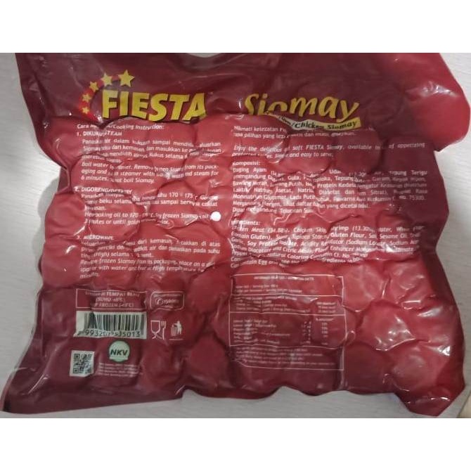 

Fiesta Siomay Ayam 50pcs 900gr