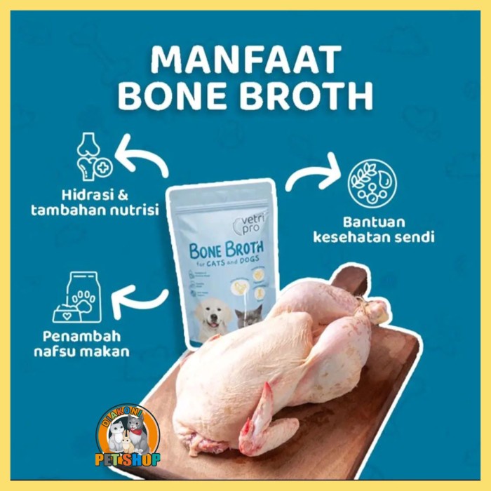 

Sale Terbatas Vetripro Vitamin Kucing Anjing Kaldu Tulang Ayam Bone Broth Chicken Aman