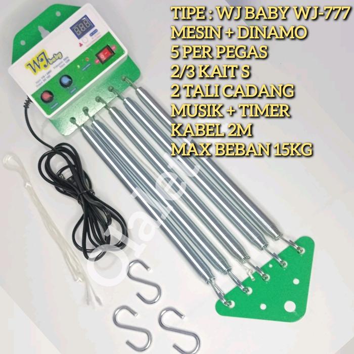 JTTOP" AYUNAN ELEKTRIK WJ BABY WJ777. AYUNAN LISTRIK. AYUNAN OTOMATIS BAYI