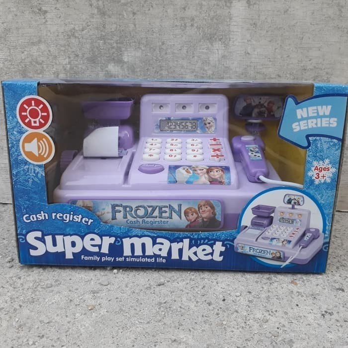 TERBARU Mainan Cash Register Mesin Kasir Toko - Mainan Mesin Kasir Uang