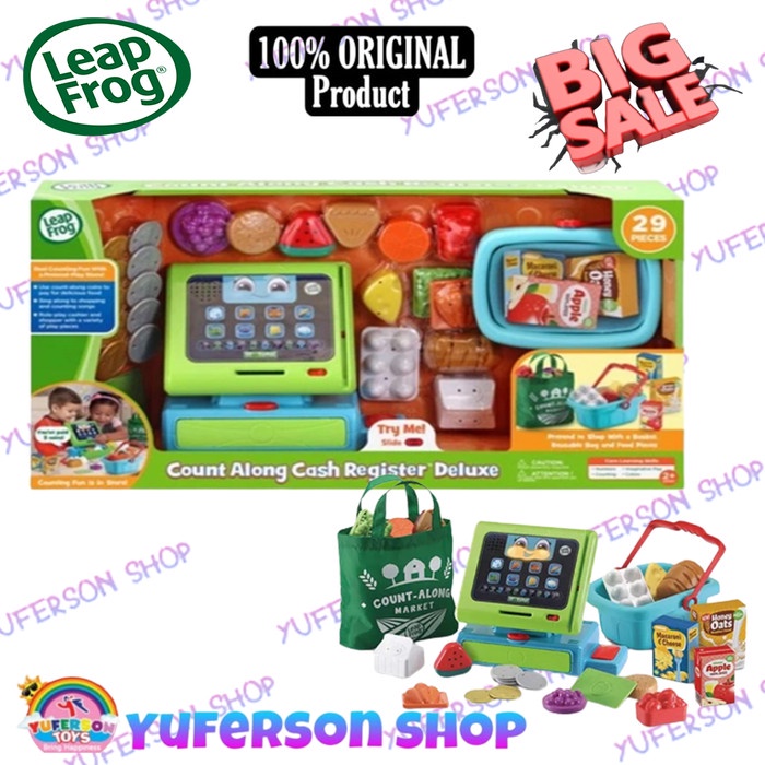 TERBARU Leapfrog Count Along Cash Register Deluxe LPF80-612000