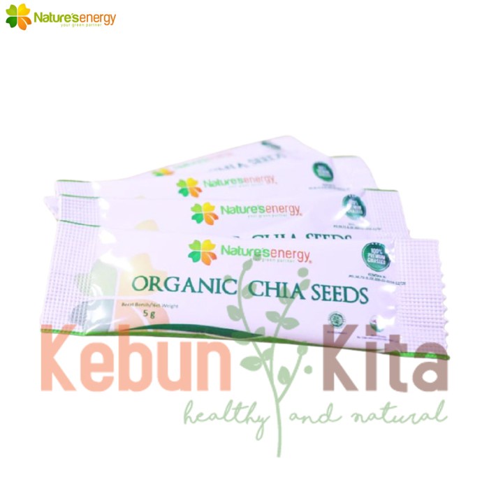 

Nature's Energy Organic Chia Seeds 100 gr [20 sachet x 5 Gr]