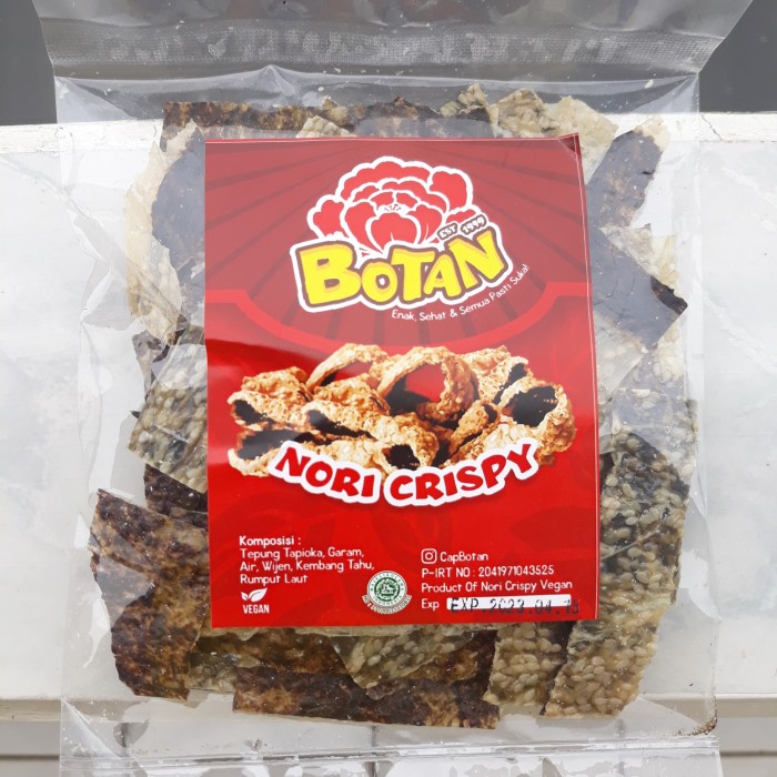 

Kerupuk Crispy Nori - Seaweed - RL Mentah 100 gr