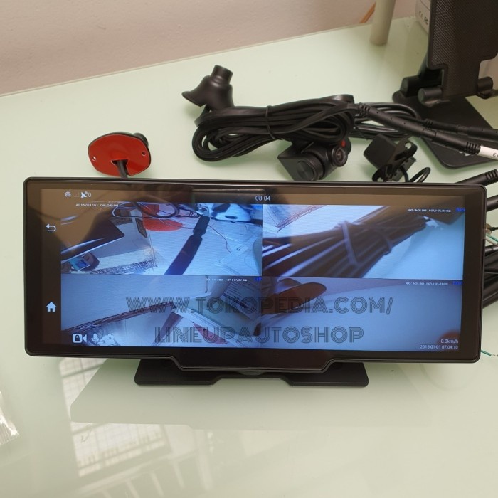 Terlaris Dashcam 4 Kamera + Gps Tracker 4G + Android Untuk Mobil / Truk