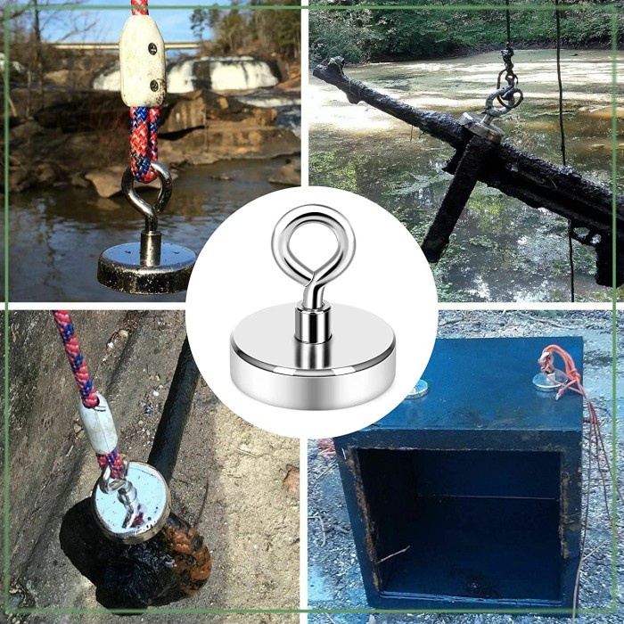 MAGNET NEODYMIUM SUPER STRONG KUAT MODEL BULAT BESAR MAGNET FISHING