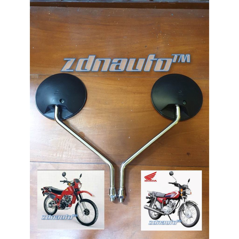 Spion Bulat Chrome Drat 14 Honda CG CB CG XL 100 125 Win W175TR Trail Vintage Classic Spion