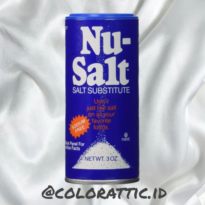 

Sale Terbatas Nu-Salt Salt Substitute - 100 % Original & Sealed From Usa Aman
