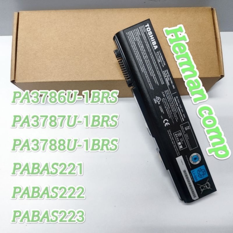 Original Baterai Laptop Toshiba DynaBook B450 B450/B B550 B550/B B551 B551/E B552 B552/F B552/G