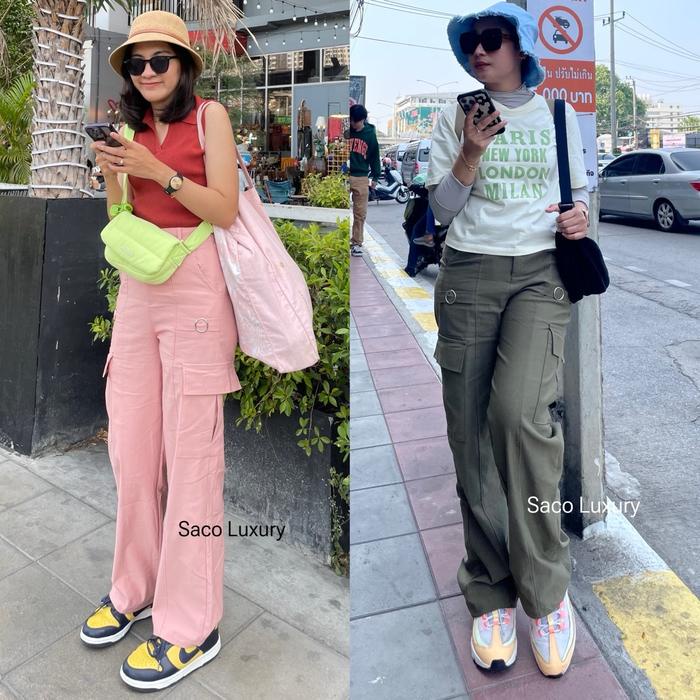 Viyo- Bb 50 Kg Sampai Bb 100 Kg Kulot Pants Wanita Jumbo