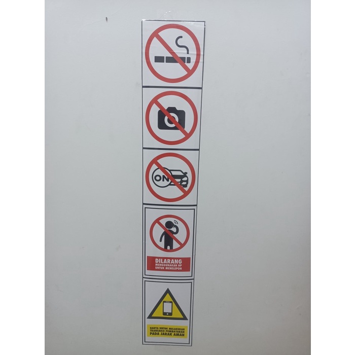 

Produk Viral Sticker Tanda Rambu Tiang Kanopi Spbu Pertamina Cod
