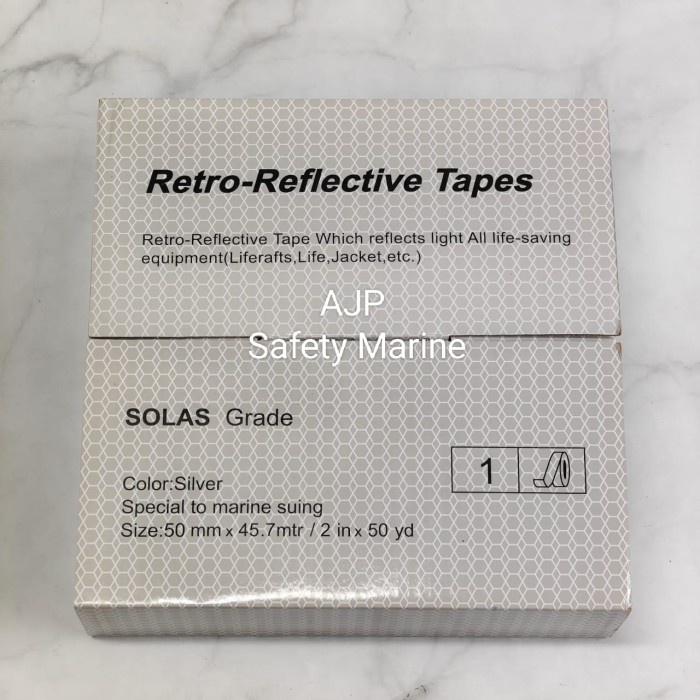 

Diskon Solas Tape Retro Reflective Tape 50Mmx45,7M Cod