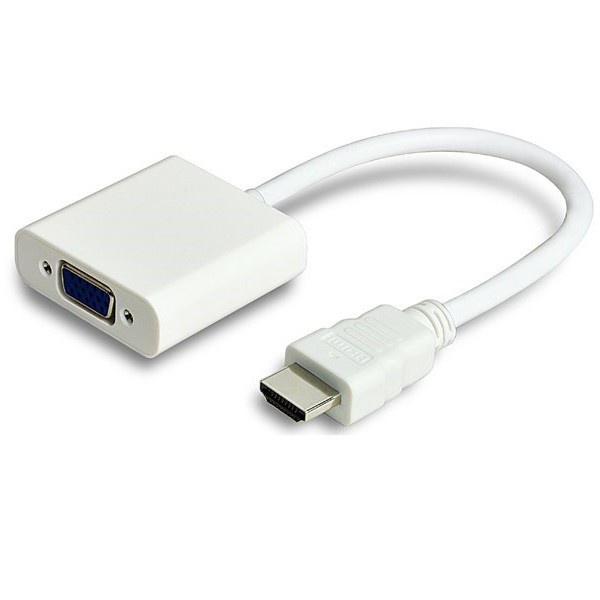 Converter HDMI to VGA Adapter / Kabel Colokan HDMI / Kabel Sambungan HDMI ke VGA -JuaraNyaProduct