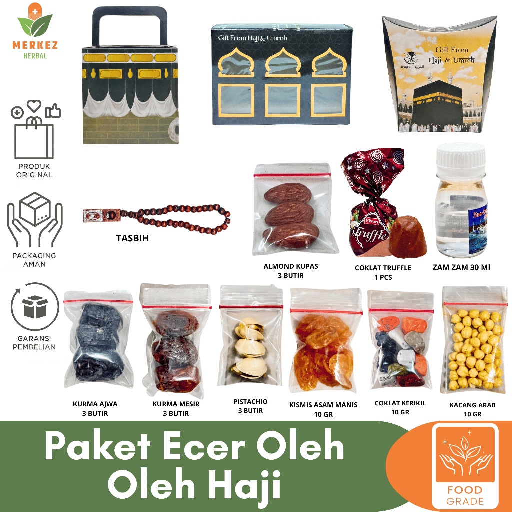 

FLASH SALE PAKET OLEH OLEH HAJI DAN UMROH GROSIR PREMIUM LENGKAP CUSTOM ECER UNIK COKLAT KERIKIL