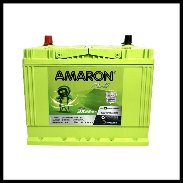 Gercep Aki Mobil Toyota Innova Lama Diesel 95D26L Amaron Aki Kering Original