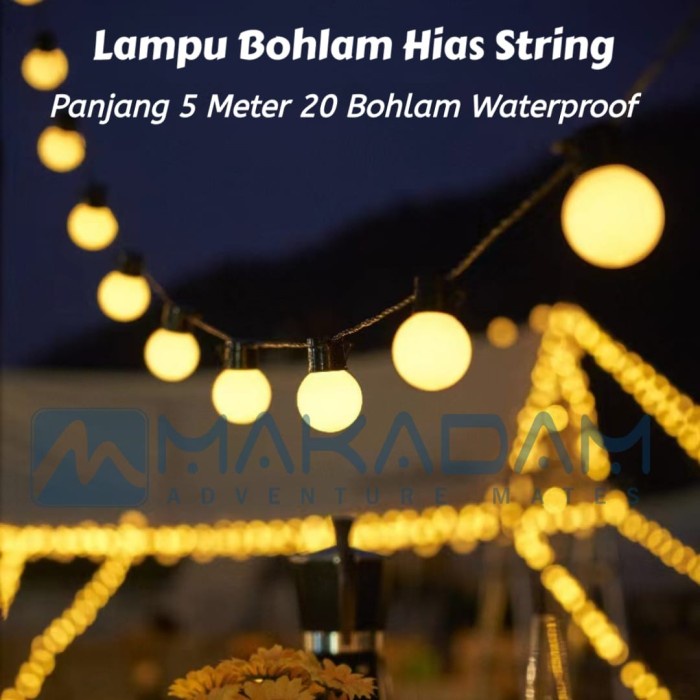 Lampu Hias Dekorasi Lampu Hias Tenda Camping