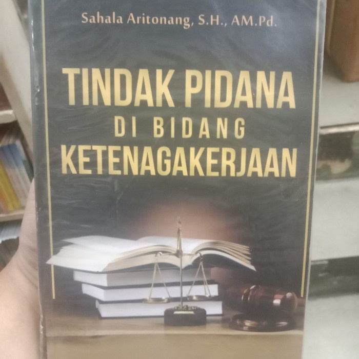 

SALE !!! BUKU TINDAK PIDANA DI BIDANG KETENAGAKERJAAN EDISI REVISI ORIGINAL READYY