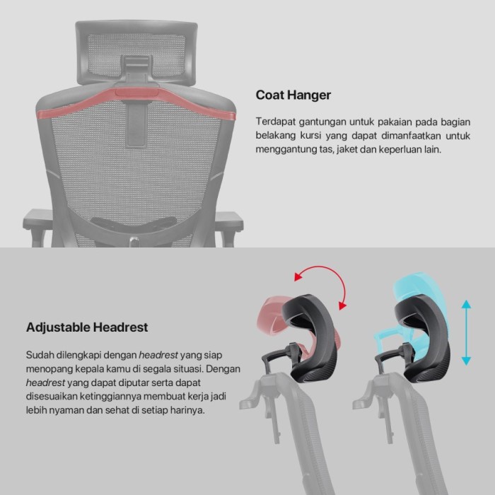 Fendy_Store Fantech OCA259 PRO / OCA-259 PRO Office Chair / Kursi Kantor Kerja