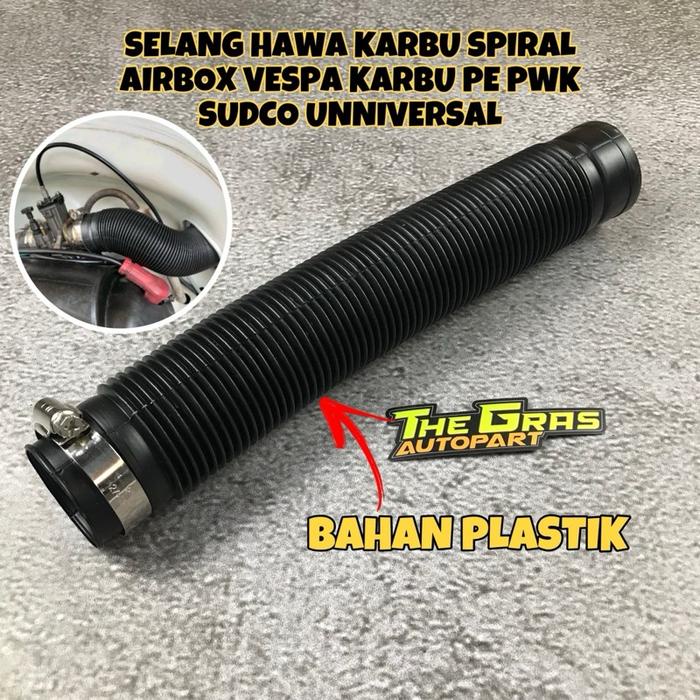 Selang Filter Karbu Airbox Vespa Racing Super Sprint Px Excel Vbb Unniversal