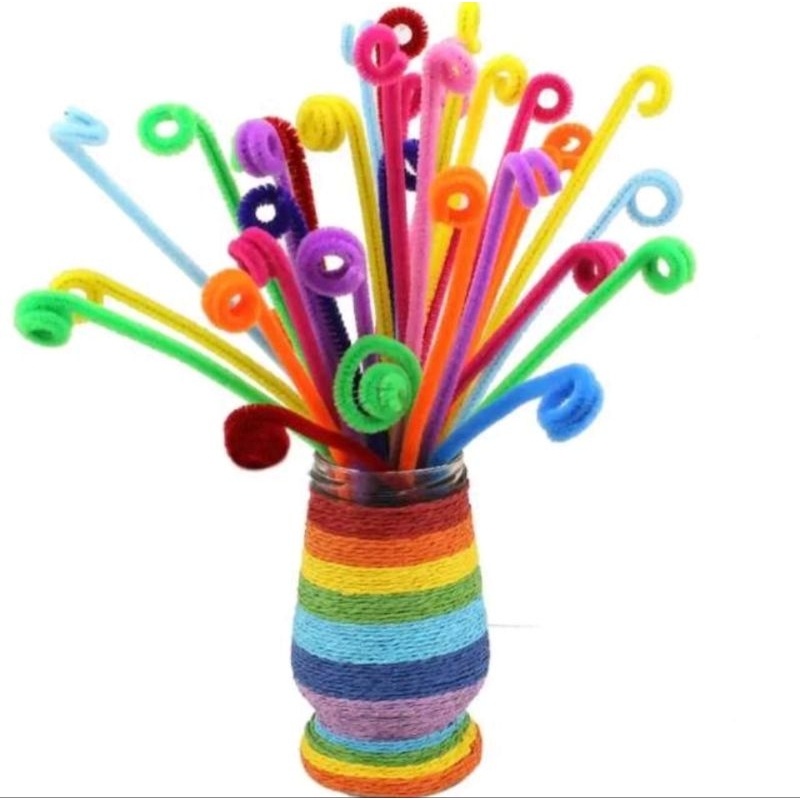 95 -100 Pcs , BULU MERCY , KAWAT KERAJINAN , KAWAT BULU WARNA WARNI , KAWAT KERAJINAN TANGAN