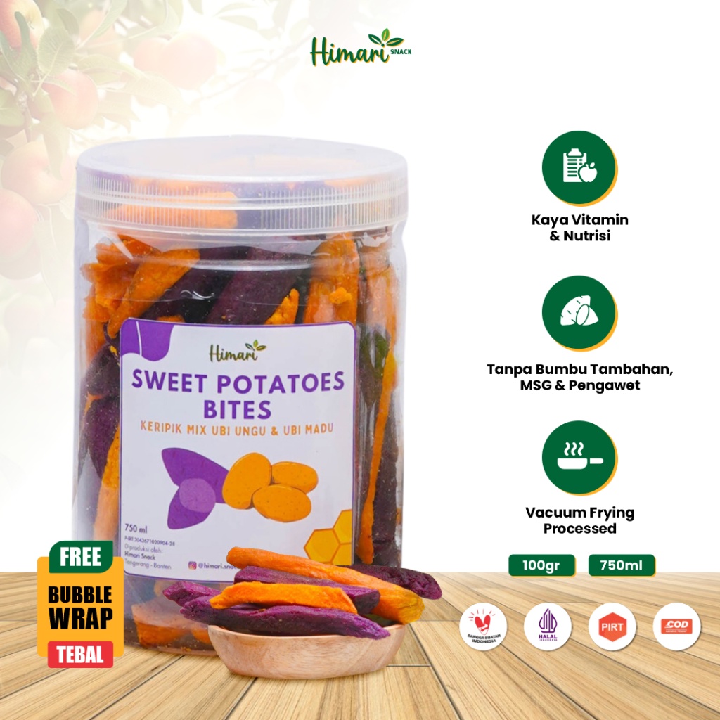 

A Himari Keripik Mix Ubi Madu & Ubi Ungu