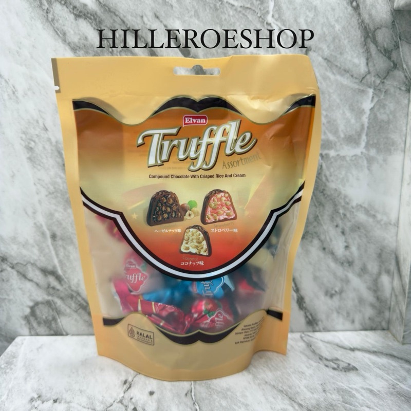 

A Coklat Elvan Truffle 120Gram Assortment Campur Rasa Cokelat Import Turki Turkey Chocolate