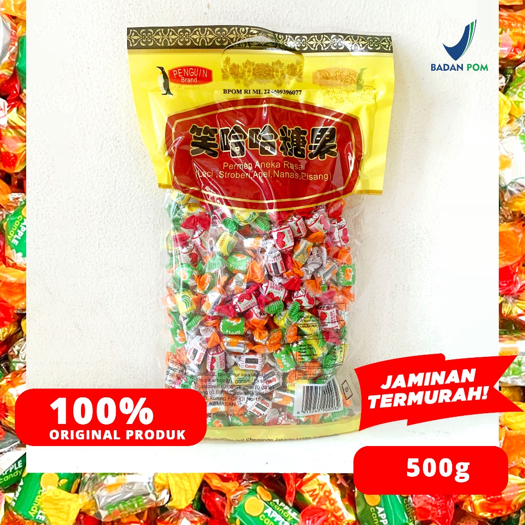 

A Permen Keras Aneka Rasa Xiaomimi/Xiaohaha Assorted Fruit 500Gr