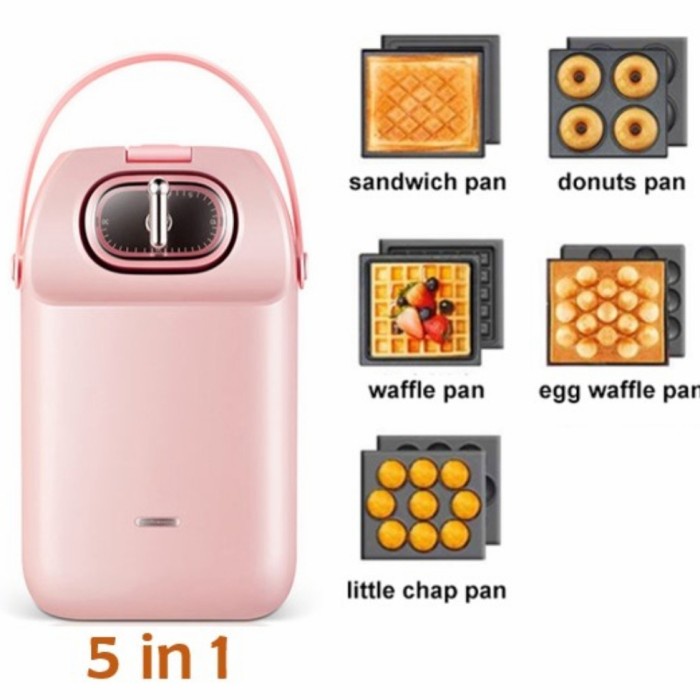 5 in 1 breakfast sandwich waffle takoyaki maker