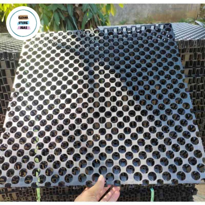 tatakan palet plastik,palet plastik untuk gudang,alas serbaguna 50x50 cm