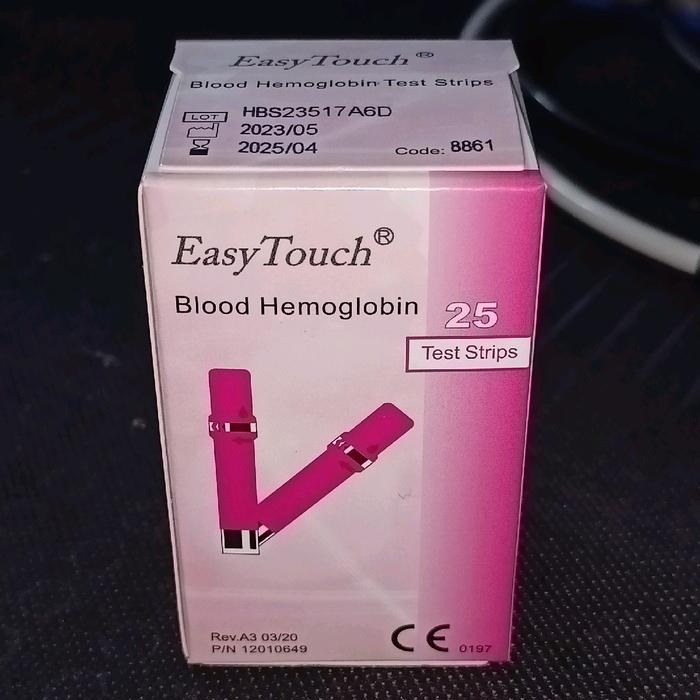 Easy Touch Hemoglobin / Strip Easytouch HB isi 25 stik hb