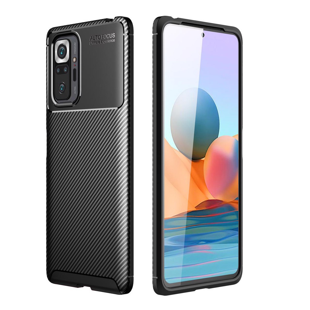 TerLengkapDong- Case Xiaomi Redmi Note 10 10S 10 PRO 9 Mi Note 10 Carbon Cafele Casing Cover Soft