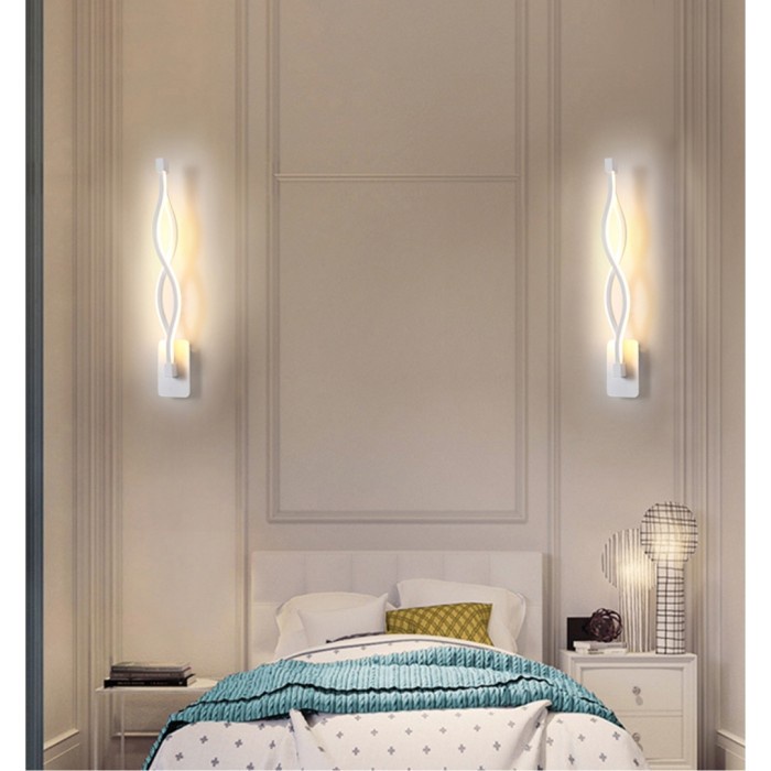 TERBATAS Lampu Dinding Kamar Tidur Ruang Tamu Teras Hotel Mewah 3Warna Dekorasi