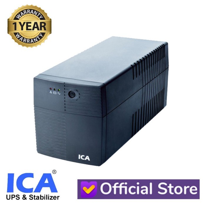 UPS ICA 1300VA + STABILIZER , UPS ICA CN1300 Garansi Resmi ICA