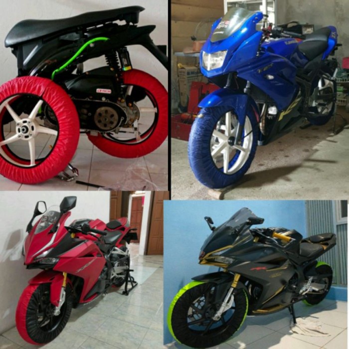 PREMIUM Sarung Ban Motor/Cover Ban Motor/Ninja250,Ninja R,Ninja