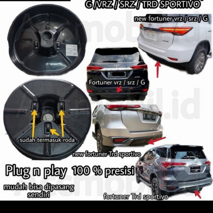 PREMIUM cover ban pelindung ban mobil fortuner vrz