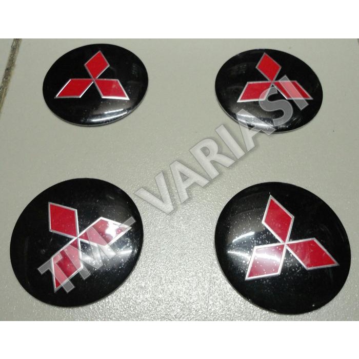 PREMIUM Cover Pelapis Tengah Dop center Velg Ban Mobil Aluminium Mitsubishi