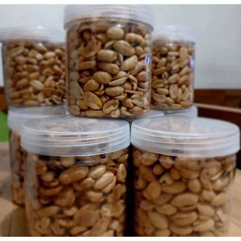 

A Kacang Goreng Bawang Kupas Kemasan Toples 1000Ml / 1Liter Kacang Goreng Bawang Daun Jeruk