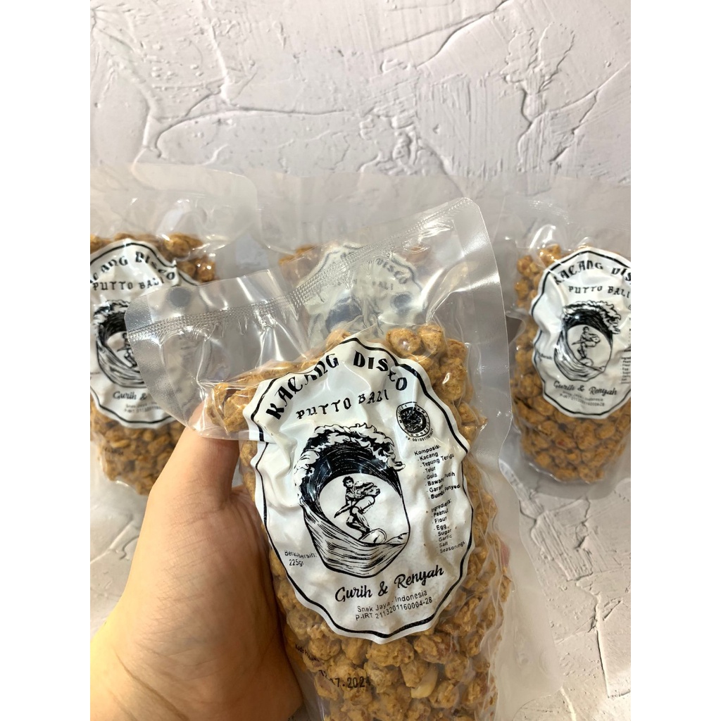 

A Kacang Disko Putto Bali Vakum / Kacang Disco Bali 225Gr