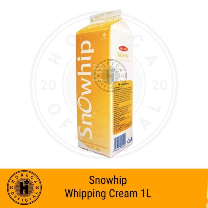 

(TopSeller) WHIPPING CREAM SNOWHIP NON DAIRY CREAM 1000ML / KRIMER CAIR 1 LITER