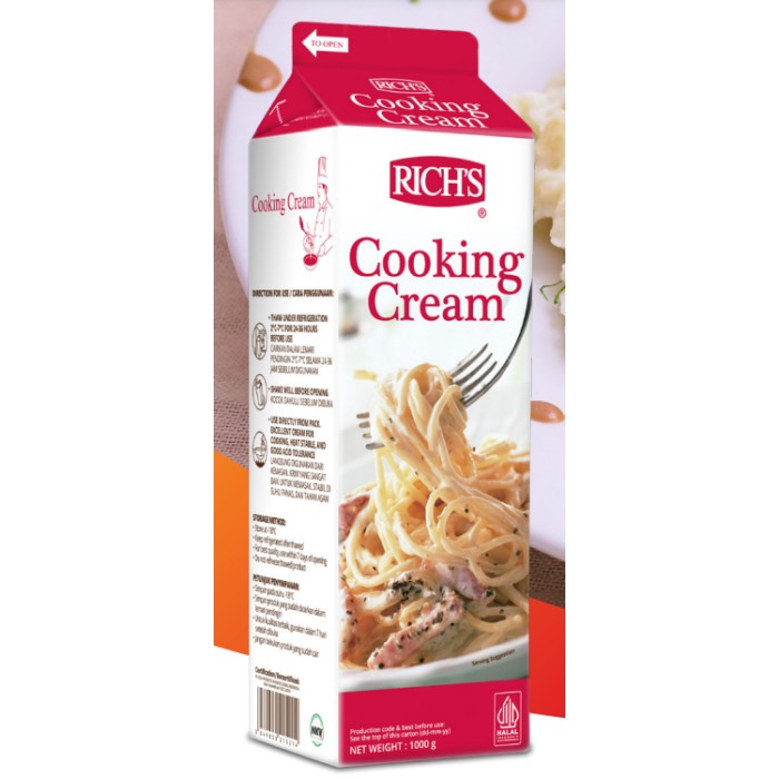 

(TopSeller) Richs Cooking Cream 1lt krim masak t/sameday
