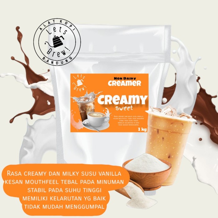 

(TopSeller) CREAMER UNTUK KOPI DAN MINUMAN NON DAIRY ALL VARIANT 1KG