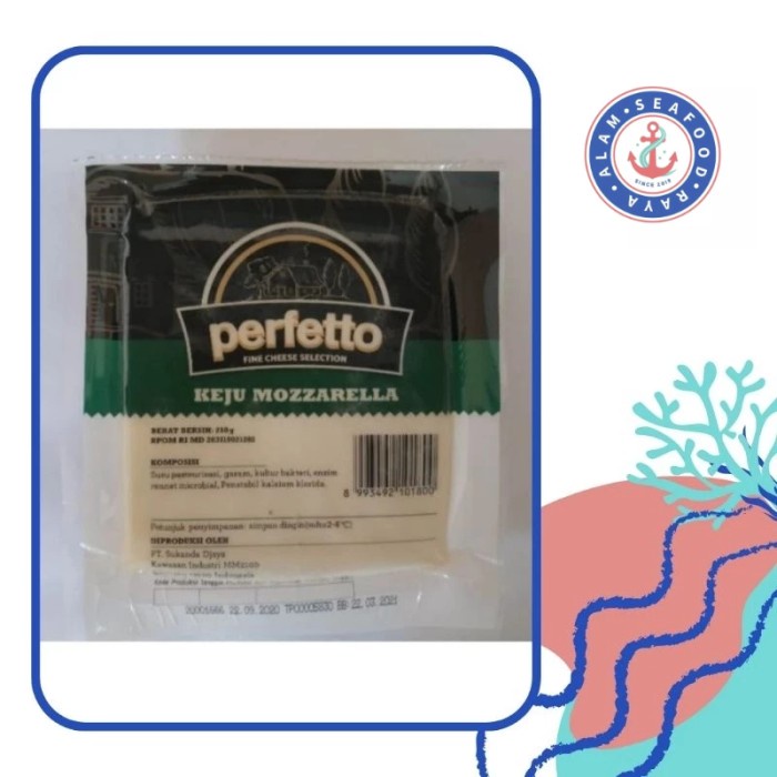 

(TopSeller) PERFETTO CHEESE MELTED MOZARELLA KEJU 250gr